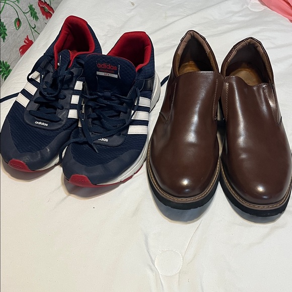 Adidas Men's Navy and Red Athletic Shoes and ALKMASTER loafers shoes - Picture 1 of 9
